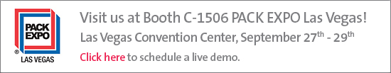 Visit us at Booth C-1506 PACK EXPO Las Vegas